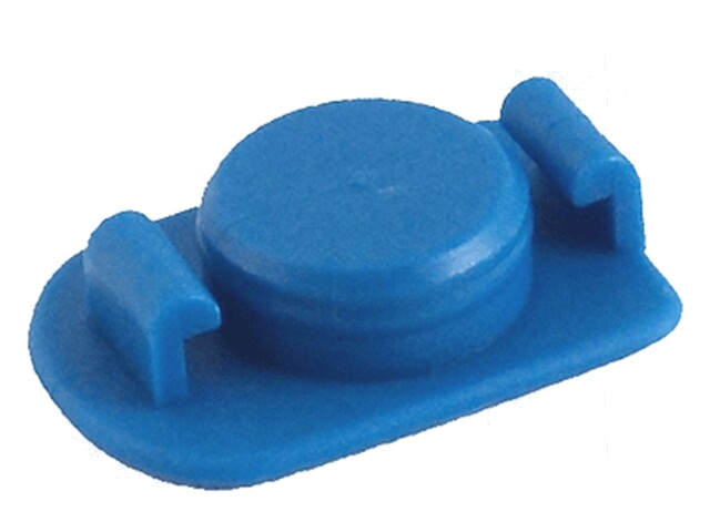 Plug voor spuiten; 10ml; blauw; 910-B,910-N; polyethyleen Plug voor spuiten; 10ml; blauw; 910-B,910-N; polyethyleen